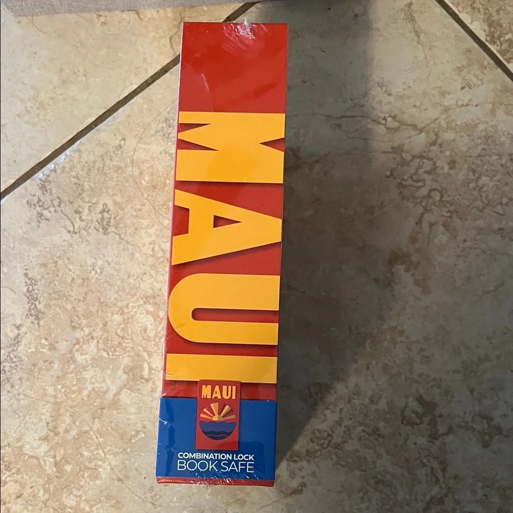 Maui BookSafe with Combination Lock Inside